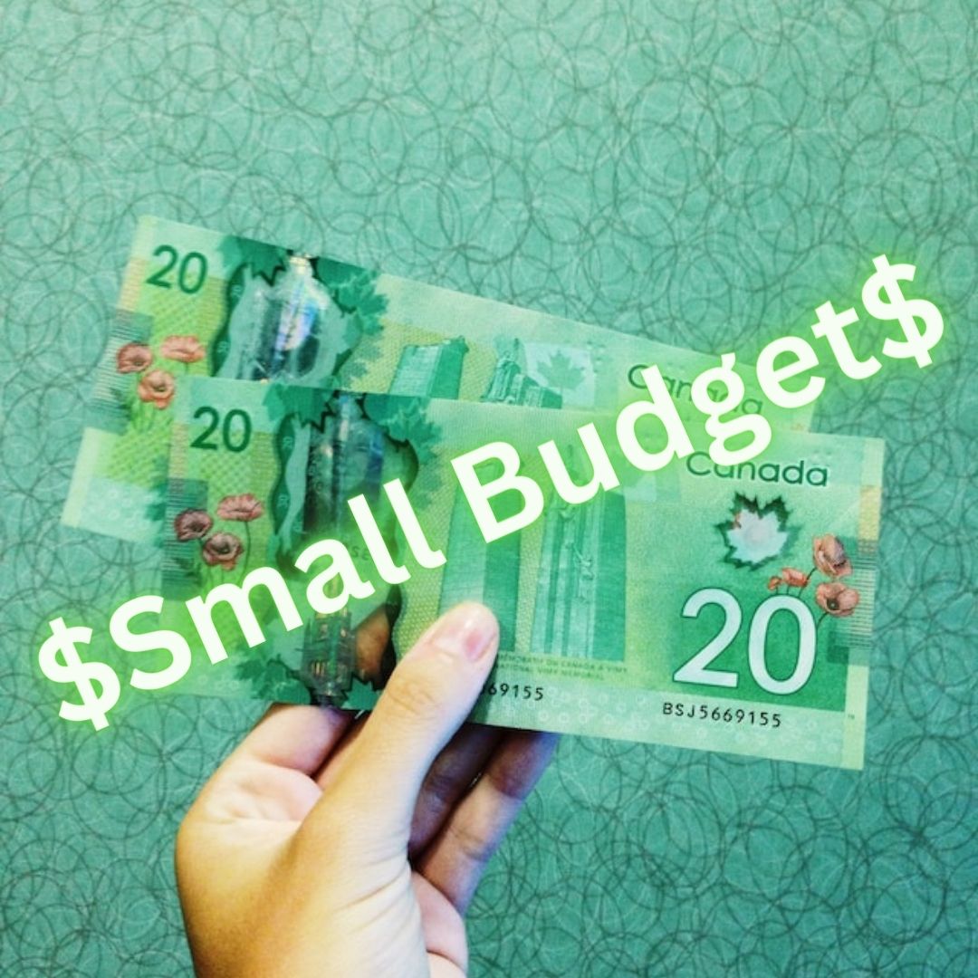 Small Budget - Canadian Dollars