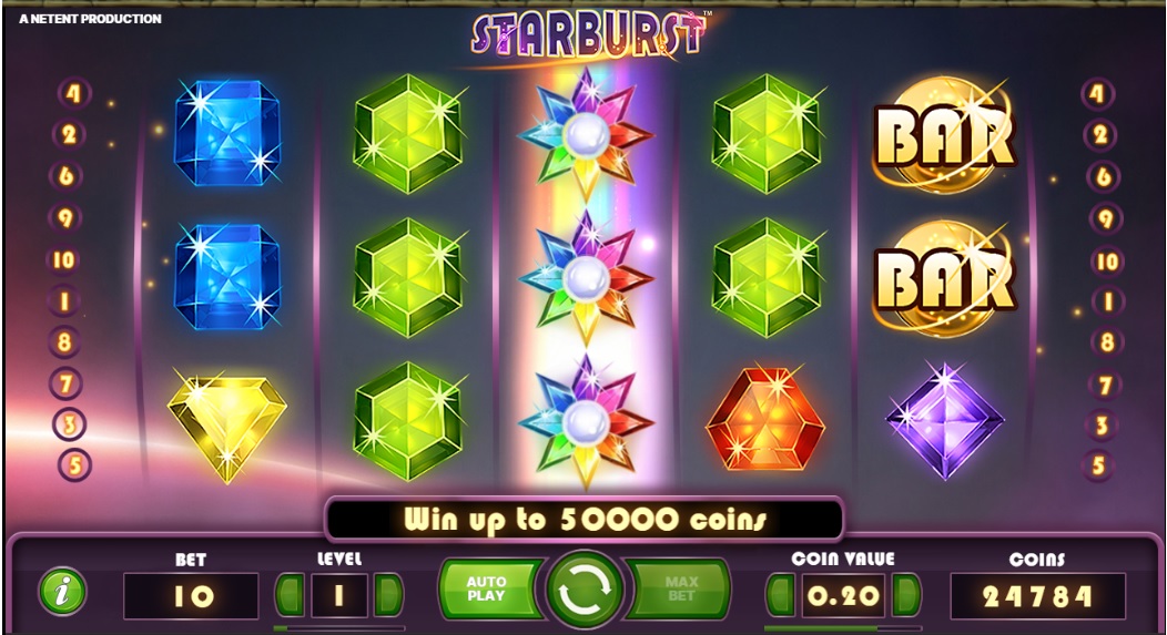 NetEnt -Starburst Slot - screenshot 5 - MGJ