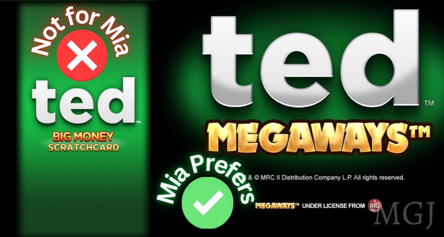 Online Scratch Cards and Slots - Ted Big Money Scratchcard and Ted Megaways - MGJ