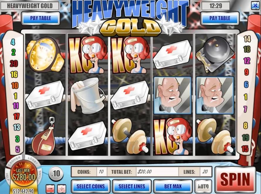 Rival i-slots - Heavyweight Gold - _Rival Software - 20-line i-Slot - Rival Powered Games - Refilliates YouTube Screenshot 2 - - MGJ