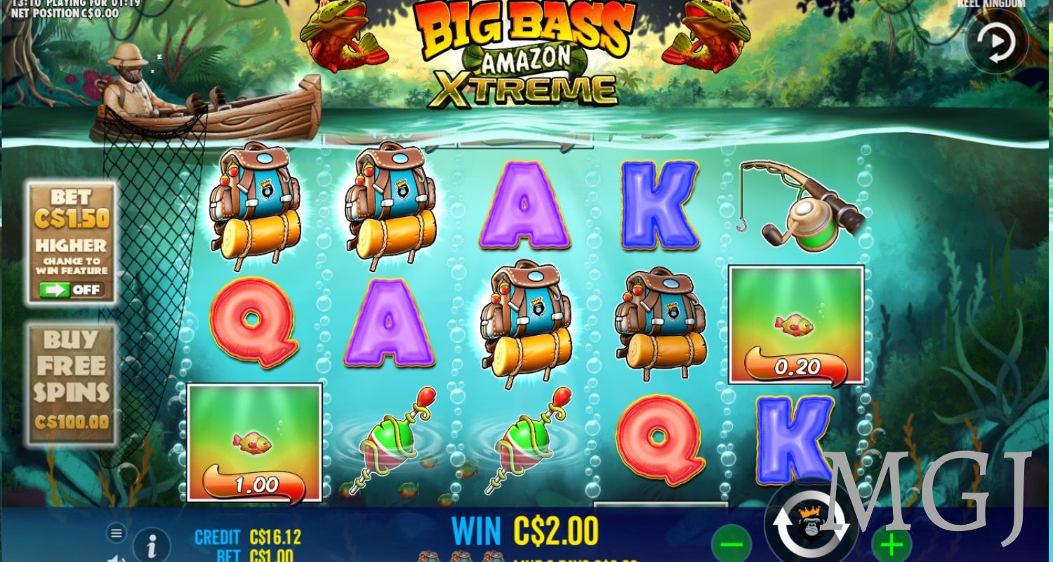 Big Bass Amazon Xtreme - Pragmatic Play - Screenshot - MGJ
