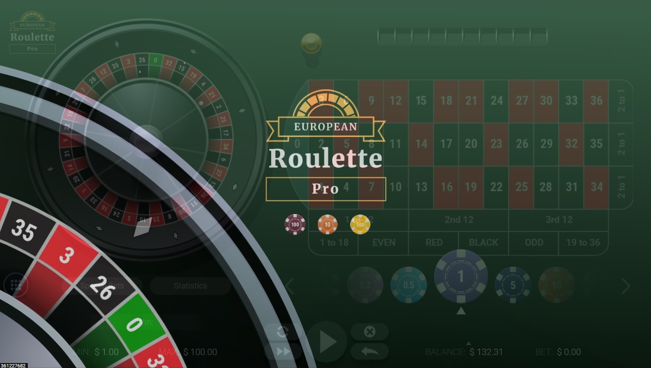 Online Roulette - European Roulette Pro - GVG - Screenshot - MGJ