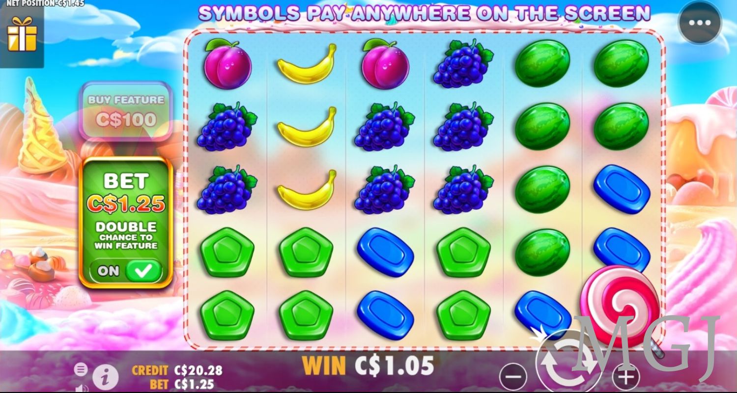 Sweet Bonanza Slot Screenshot - Pragmatic Play - MGJ