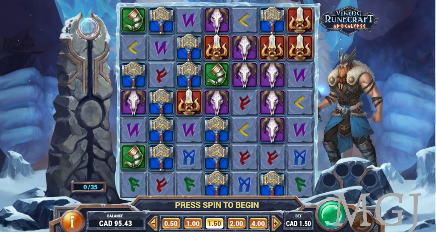 Viking Runecraft Apocalypse Slot Gameplay Screenshot - Play'n GO - MGJ