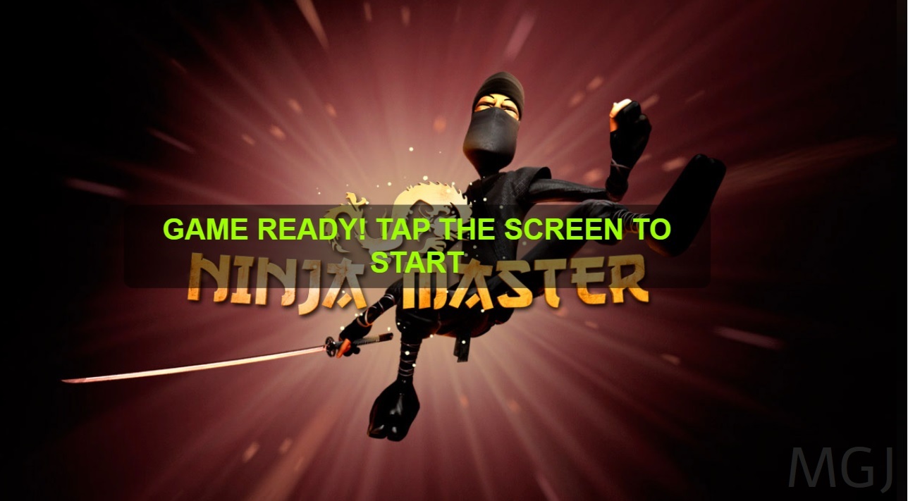 Screenshot of Ninja Master slot - Game Ready Screen - GVG - MGJ