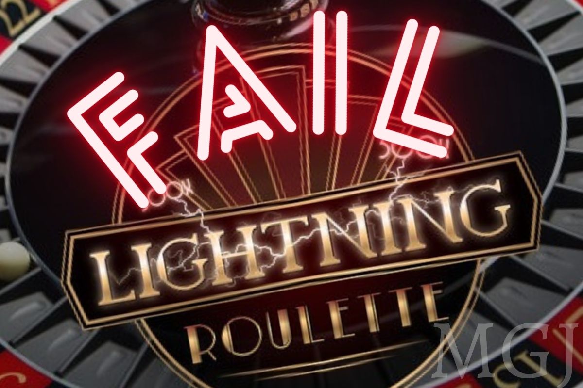 Live Casino Fail - Lightning Roulette - MGJ