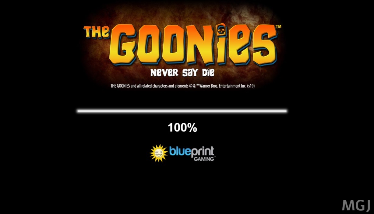 Screenshot of The Goonies Jackpot Royale Load Screen - Blueprint Gaming - MGJ