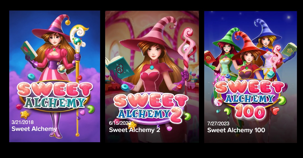 Sweet Alchemy Slots - Screenshots from Play'n GO - MGJ