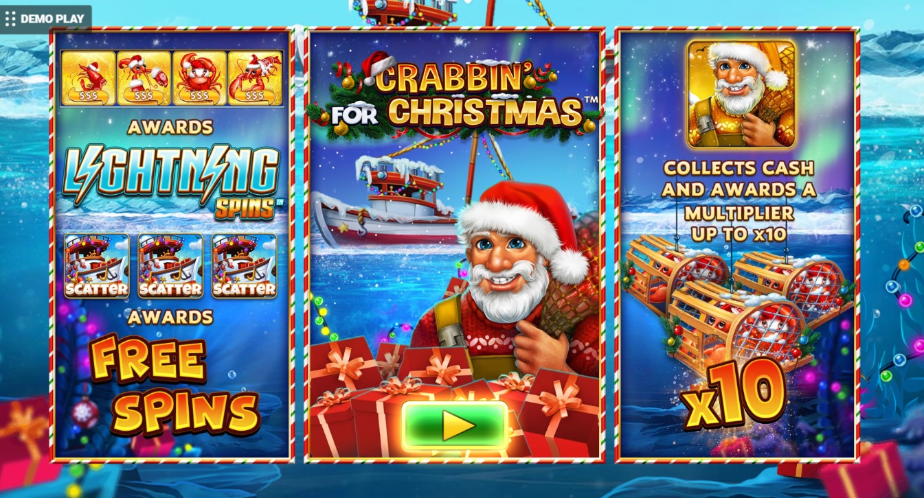 Christmas Slots - Crabbin' for Christmas Slot - Bluepring Gaming - MGJ