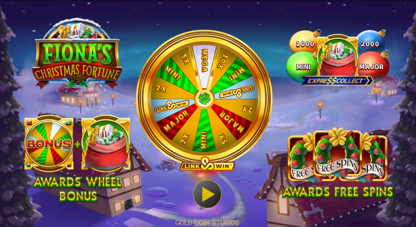 Christmas Slots - Screenshot of Fiona's Christmas Fortune slot - Games Global - MGJ