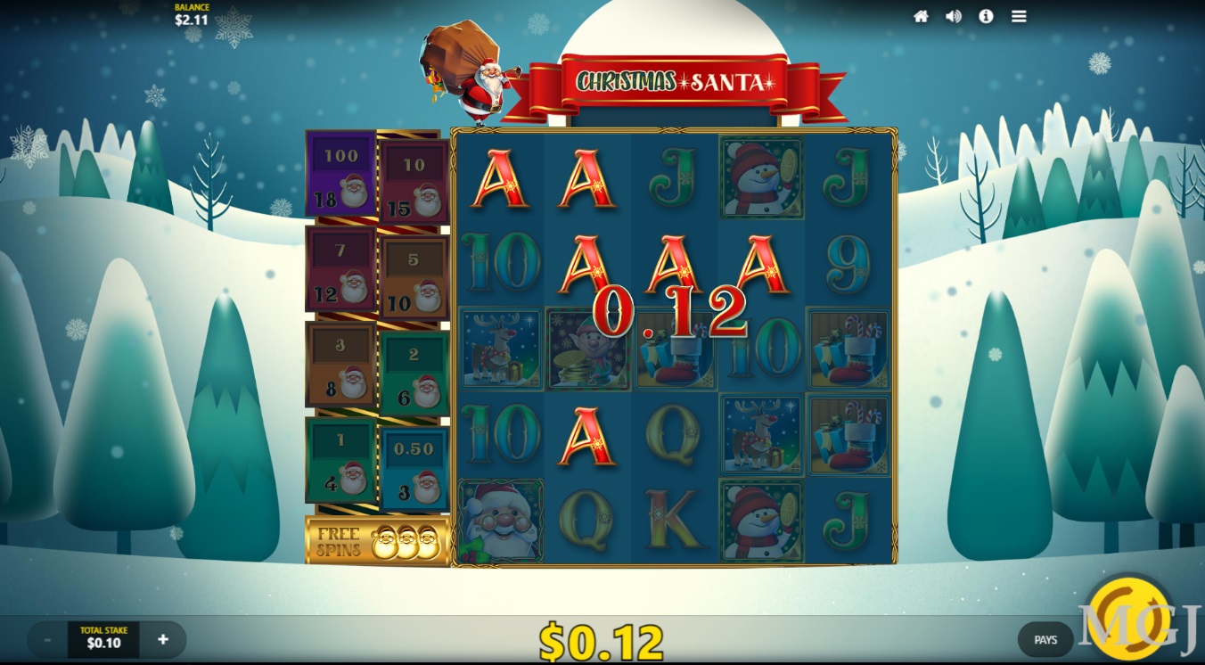 Screenshot of Christmas Santa - Relax Gaming - MGJ - 2