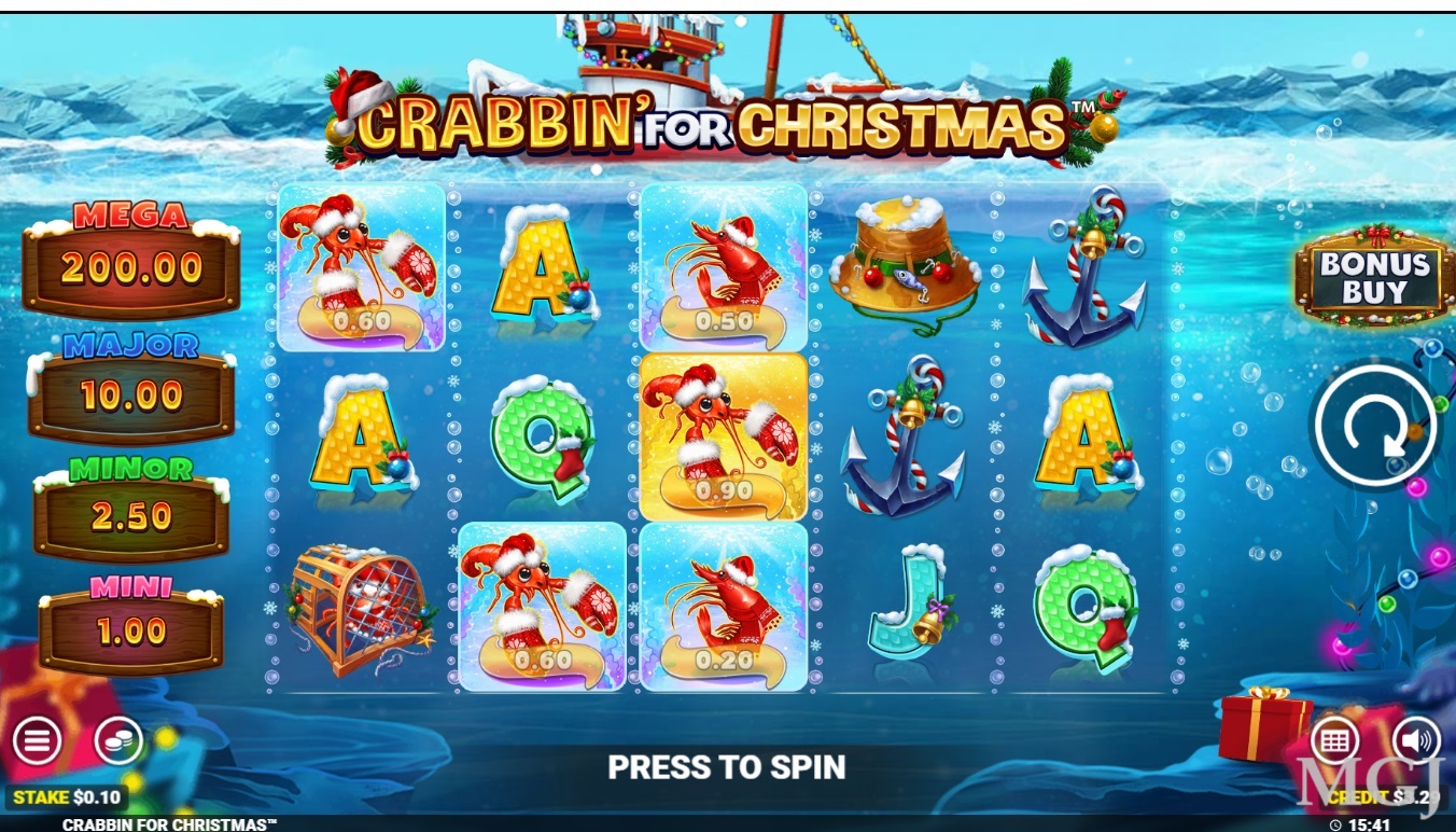 Screenshot of Crabbin' for Christmas - Blueprint - MGJ