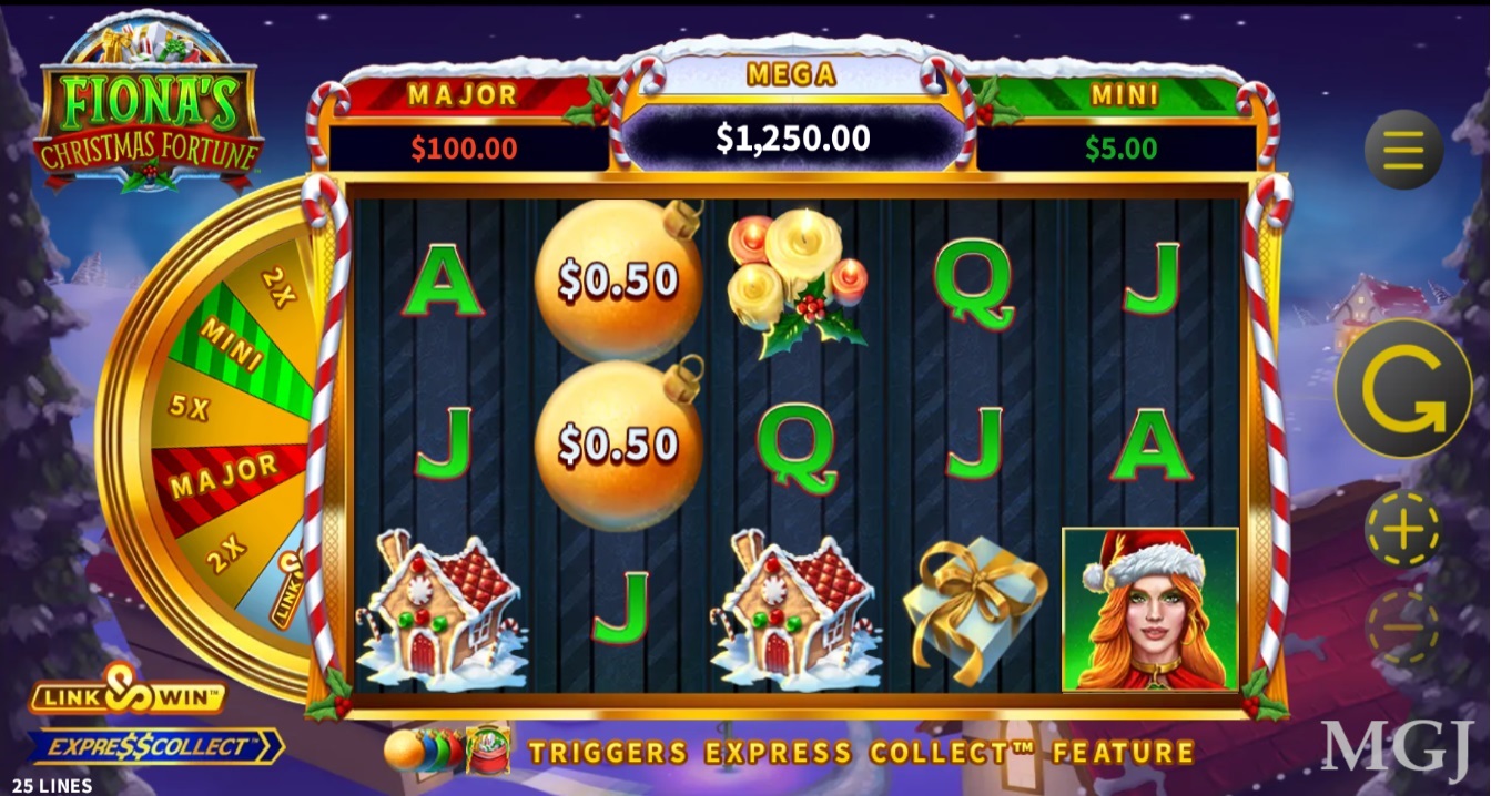 Screenshot of Fiona's Christmas Fortune Express Collect - Games Global - MGJ