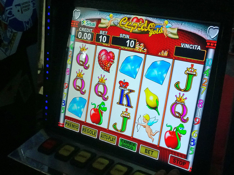 Image of land-based slot machine - Slot Machine....It takes luck - by Tilly Sfortunato - MGJ