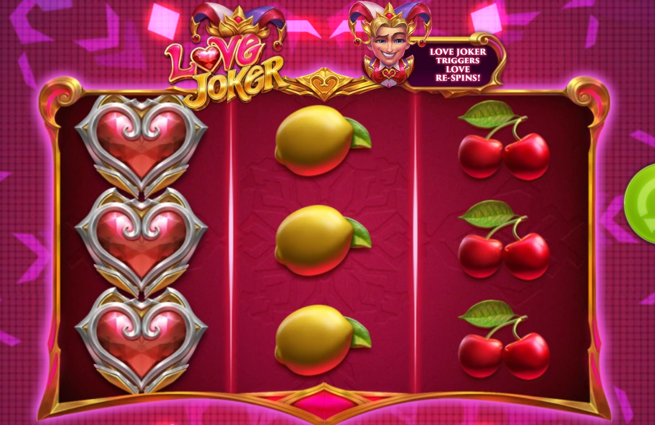 Love Themed Slots - Screenshot of Love Joker - Play'n GO - MGJ
