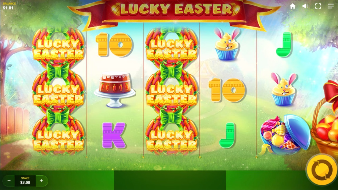 Lucky Easter Slot Screenshot - Red Tiger