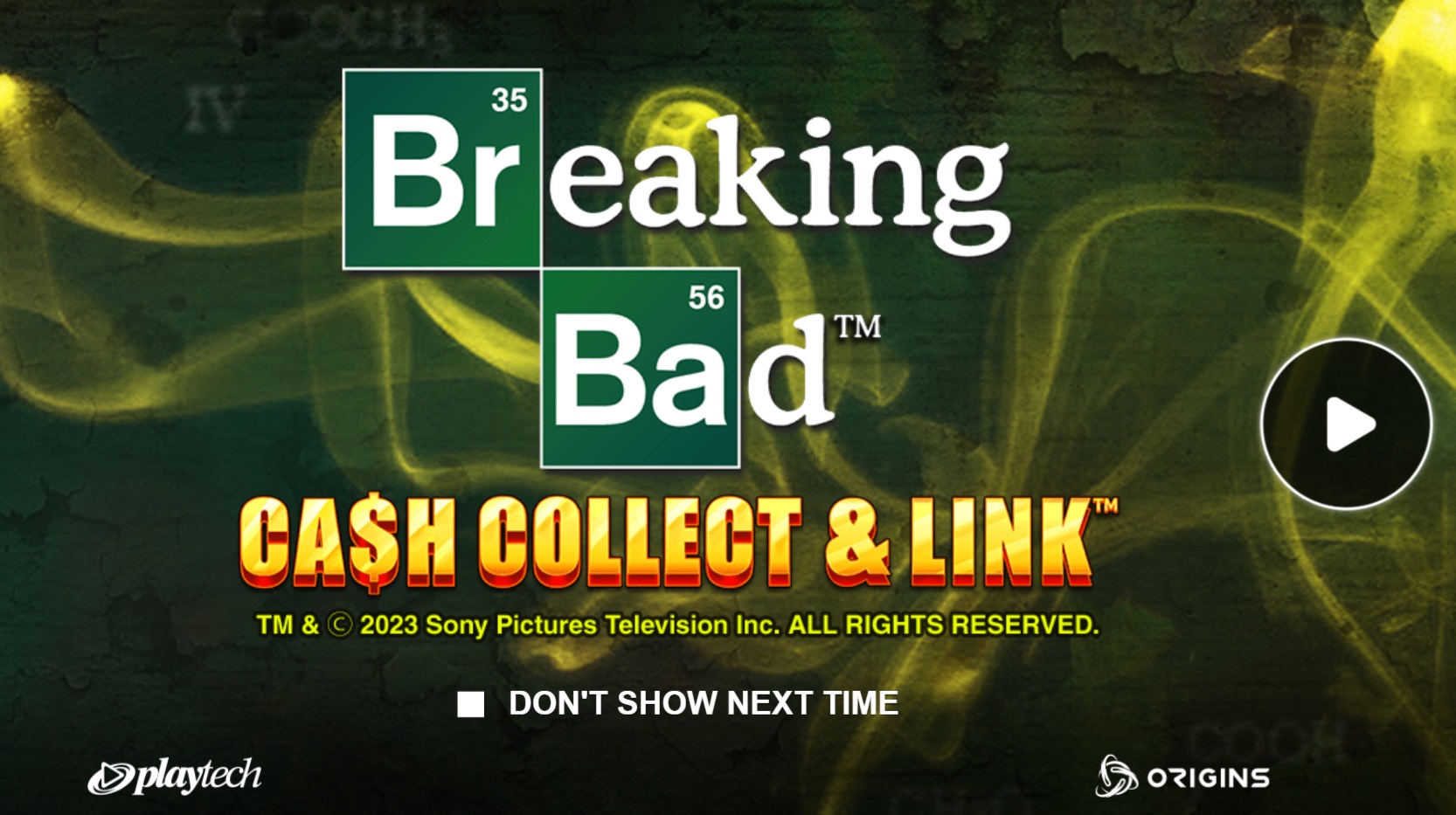 Breaking Bad Cash Collect & Link Screenshot - Playtech Origins - MGJ