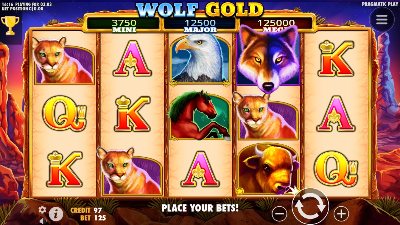 Wolf Gold Slot Screenshot - Pragmatic Play - MGJ