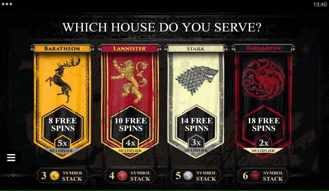 Free Spins slots feature - Screenshot of Game of Thrones 243 Ways Slot Free Spins Feature - Games Global - MGJ