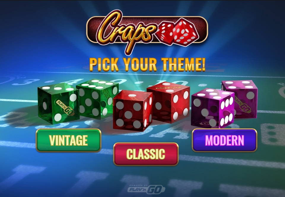 Screenshot of Play'n Go Online Craps - MGJ